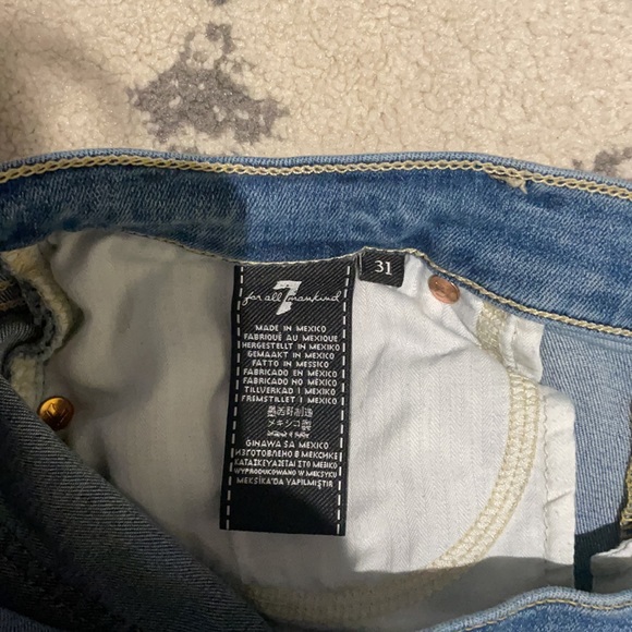 7 for all Mankind Denim Shorts - Picture 3 of 4